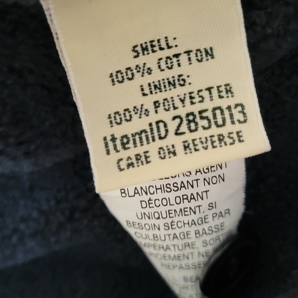 LL Bean Purple Plaid Fleece Lined Flannel Button Down Shirt - Picture 4 of 6